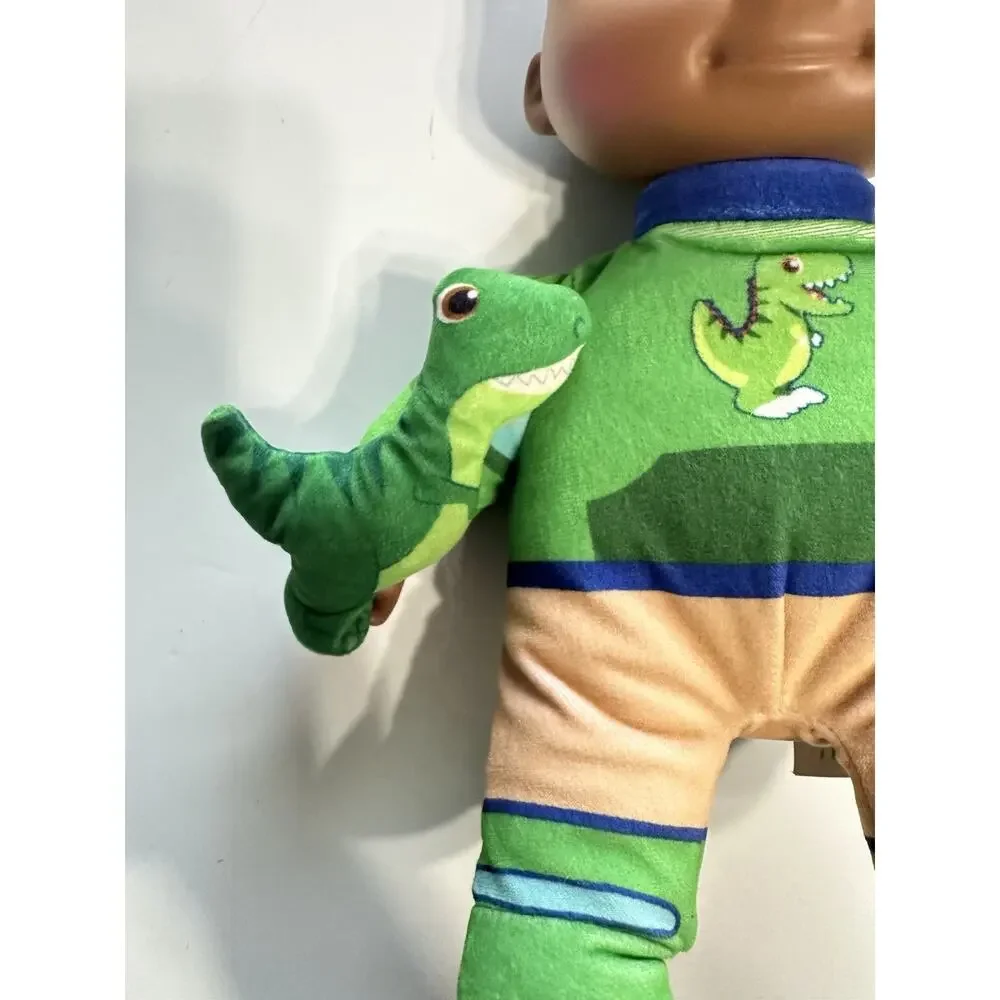 CoComelon Cody Dino Plush Doll Green Dinosaur Outfit Toy 8 Inch
